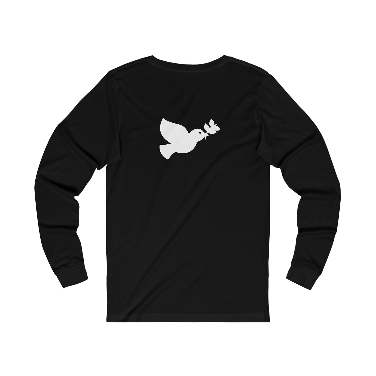 Acts2:38 (Dove on back) Unisex Jersey Long Sleeve Tee